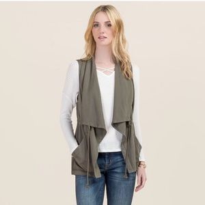 Draped Vest